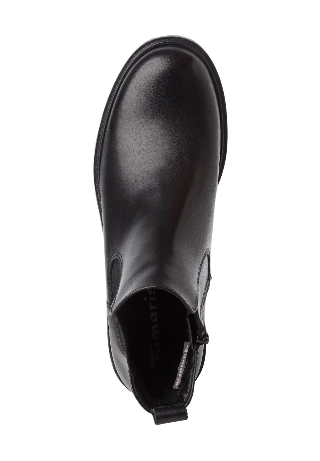Tamaris Chelsea Boots Leder Zuglasche für Damen Zeitlich begrenztes Angebot