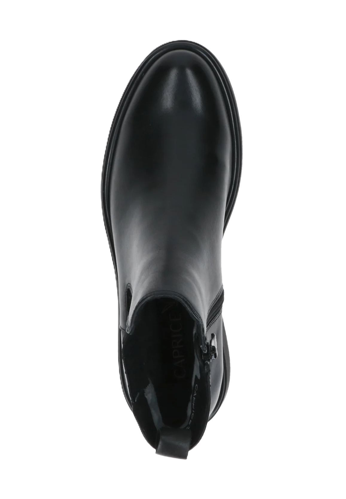 Caprice Chelsea Boots Leder Blockabsatz für Damen VIP-Rabatte