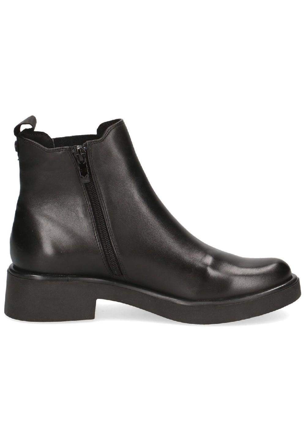 Caprice Chelsea Boots Leder Blockabsatz für Damen VIP-Rabatte