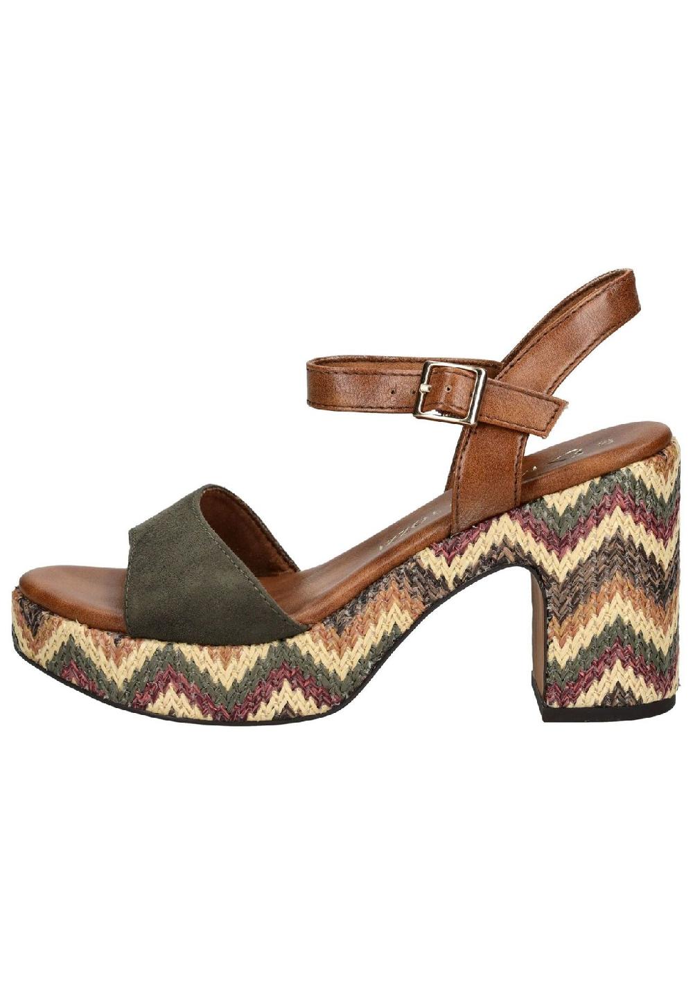 MARCO TOZZI® Lederimitat/Textil Sandalen Im Verkauf