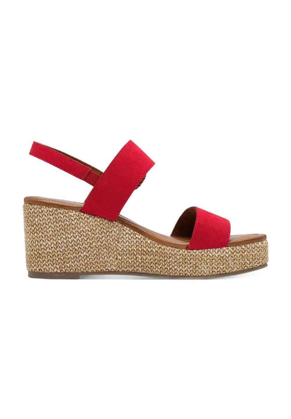 MARCO TOZZI® Sandalen Leder-Optik für Damen 50% Rabatt für begrenzte Zeit
