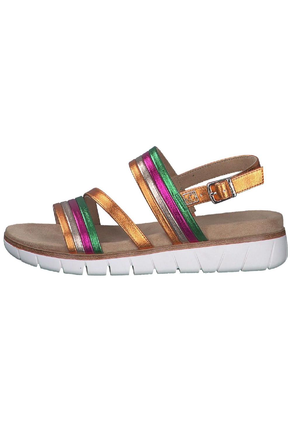 s.Oliver Lederimitat Sandalen im Angebot
