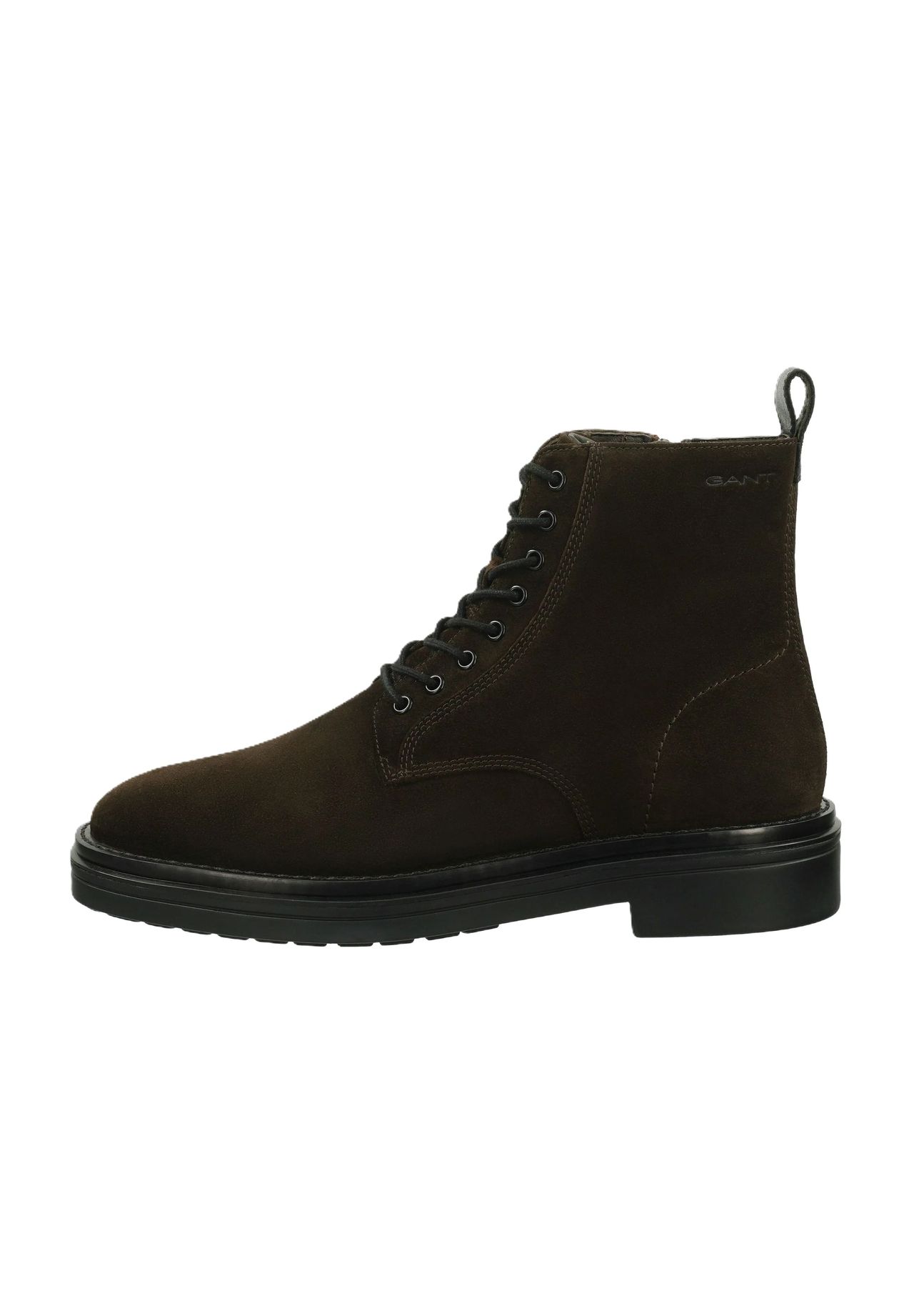GANT Schnürstiefeletten Veloursleder Zuglasche für Herren Preisnachlass