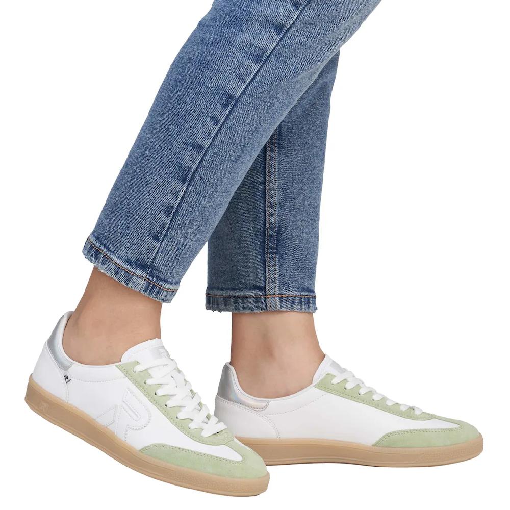 RIEKER Sport Sneaker »San Diego« Retro-Sneaker Freizeitschuh Halbschuh mit herausnehmbarem Fußbett ▷ für Top Angebot