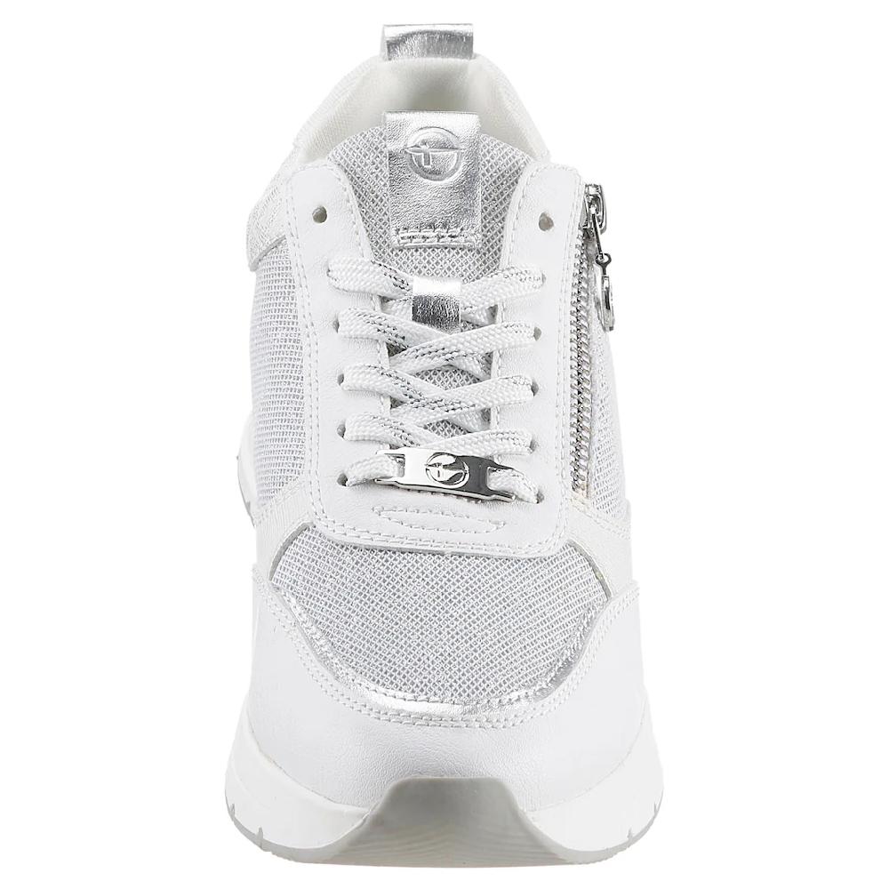Tamaris Keilsneaker Freizeitschuh Halbschuh Schnürschuh mit praktischem Wechselfußbett bestellen Blitzangebot