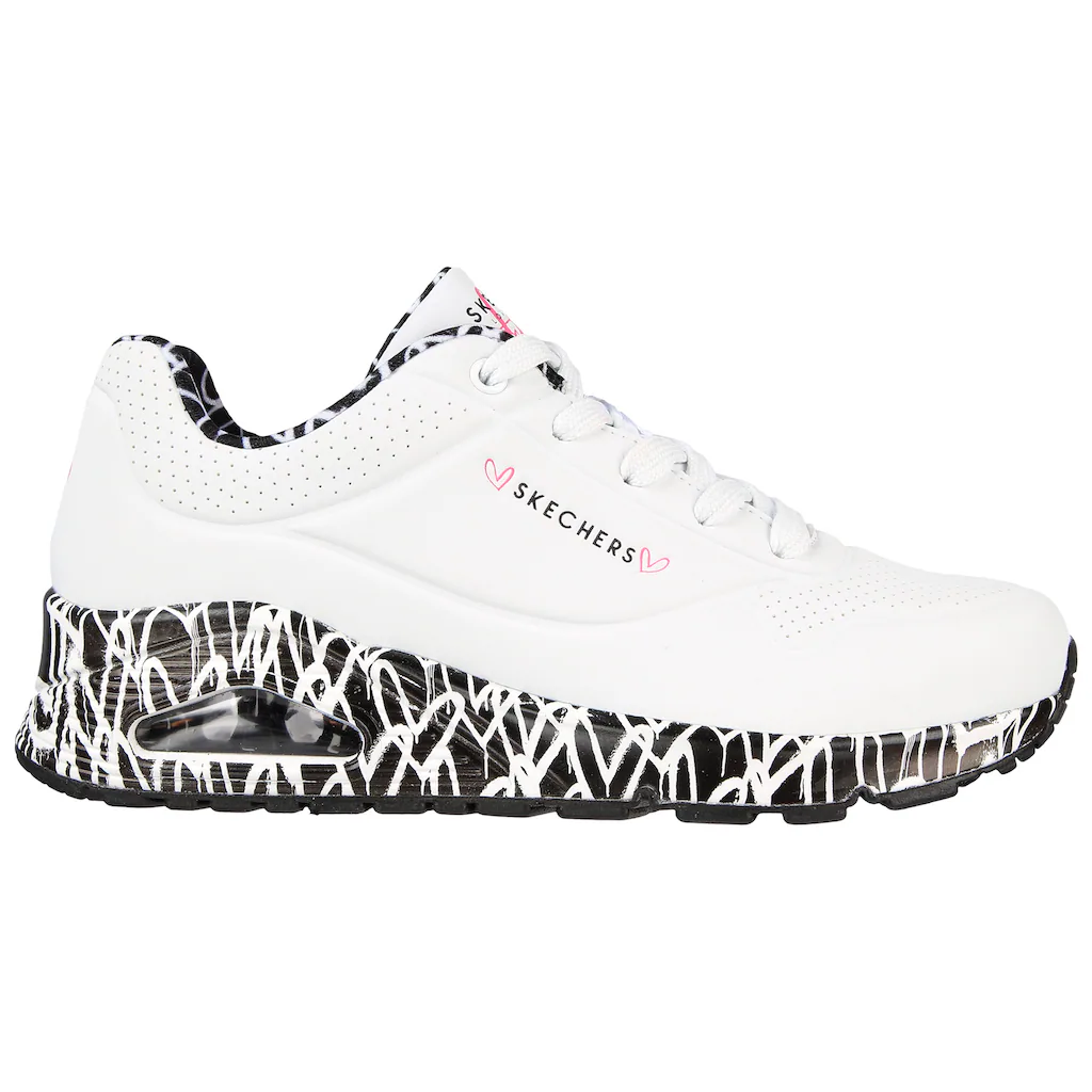 Skechers Sneaker »UNO LOVING LOVE« Freizeitschuh Halbschuh Schnürschuh mit Luftkammersohle VIP-Rabatte