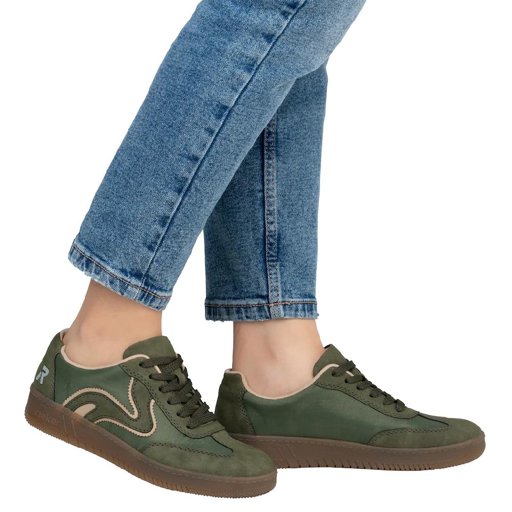 RIEKER Sport Plateausneaker Freizeitschuh Halbschuh Schnürschuh in veganer Verarbeitung bestellen Neueste Stile