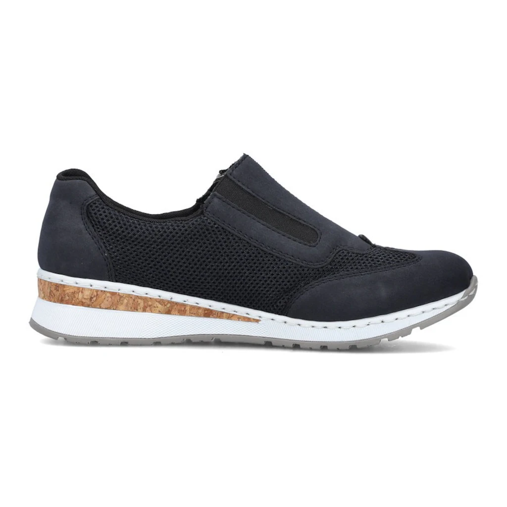 Rieker Slip-On Sneaker Slipper Schlupfschuh Freizeitschuh im Materialmix bestellen Bis zu 50% Rabatt
