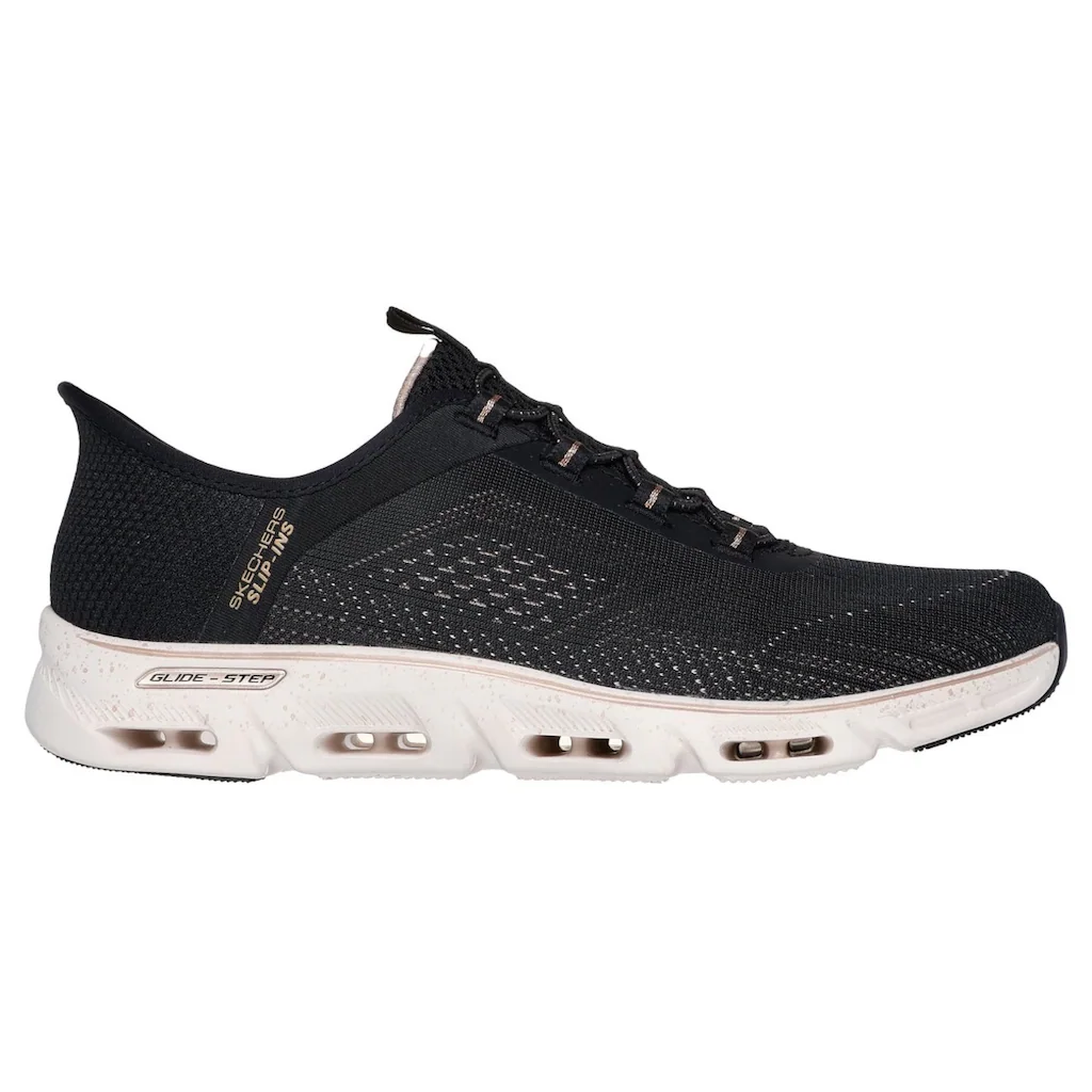 Skechers Slip-On Sneaker »GLIDE-STEP GRATIFY-PACE« Schlupfschuh Komfortschuh mit elastischer Schnürung ▷ für Nur für heute