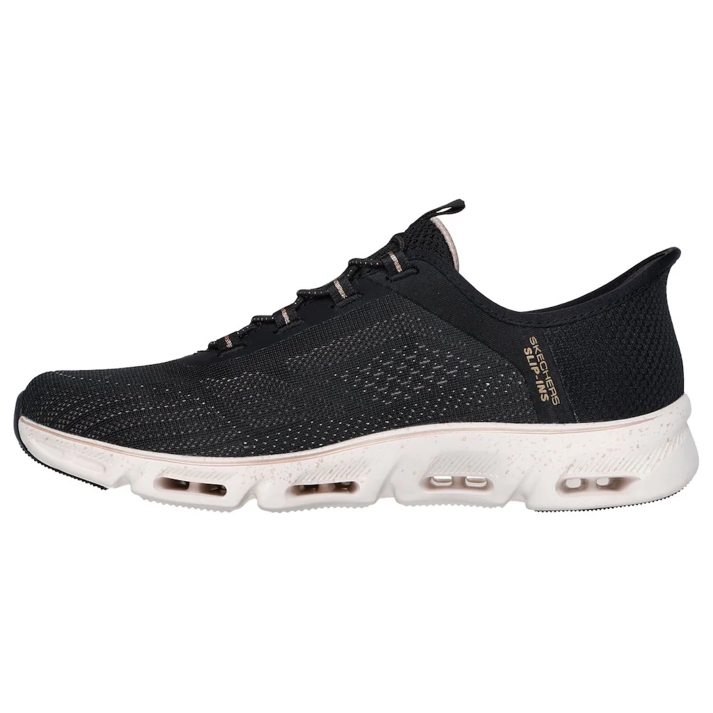 Skechers Slip-On Sneaker »GLIDE-STEP GRATIFY-PACE« Schlupfschuh Komfortschuh mit elastischer Schnürung ▷ für Nur für heute