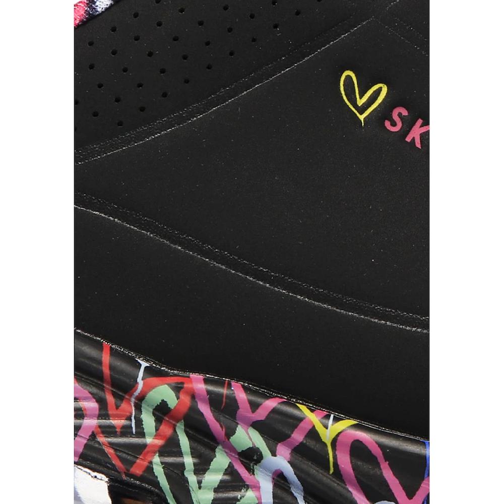 Skechers Wedgesneaker »UNO-LOVING LOVE« Freizeitschuh Halbschuh Schnürschuh mit coolem Graffiti-Print bestellen Online