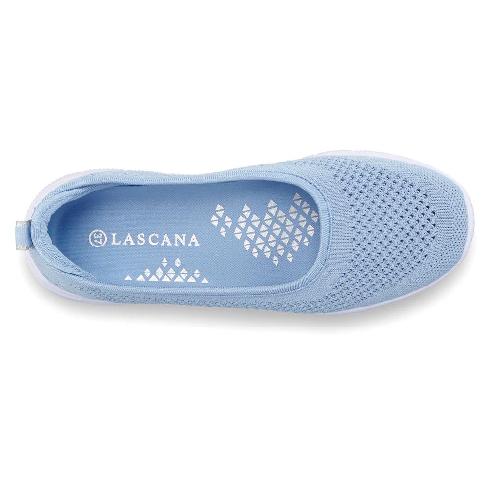 LASCANA Sneaker Ballerinas »ultraleichter Slipper Slip-On-Sneaker« Freizeitschuh aus Mesh weicher Innensohle VEGAN kaufen Outlet