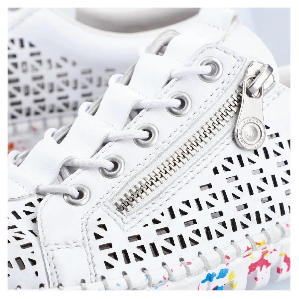Rieker Slip-On Sneaker Halbschuh Freizeitschuh Schlupfschuh mit Gummizug bestellen Angebote
