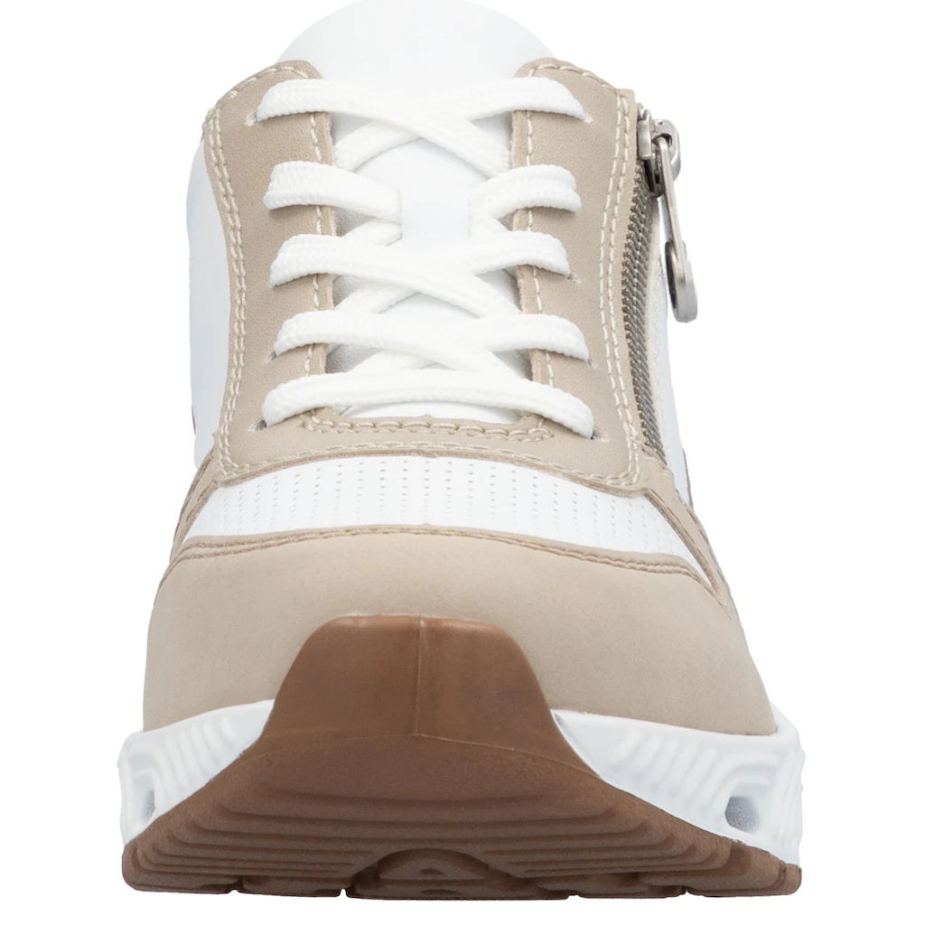 RIEKER Sport Keilsneaker Schnürschuh Halbschuh Freizeitsneaker mit Reißverschluss kaufen Kostenloser Versand