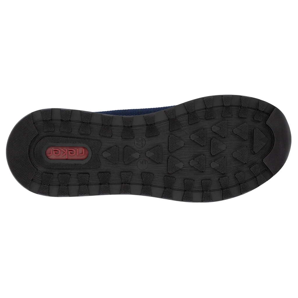 Rieker Sneaker Freizeitschuh Halbschuh Schnürschuh im Materialmix Weihnachtsangebot