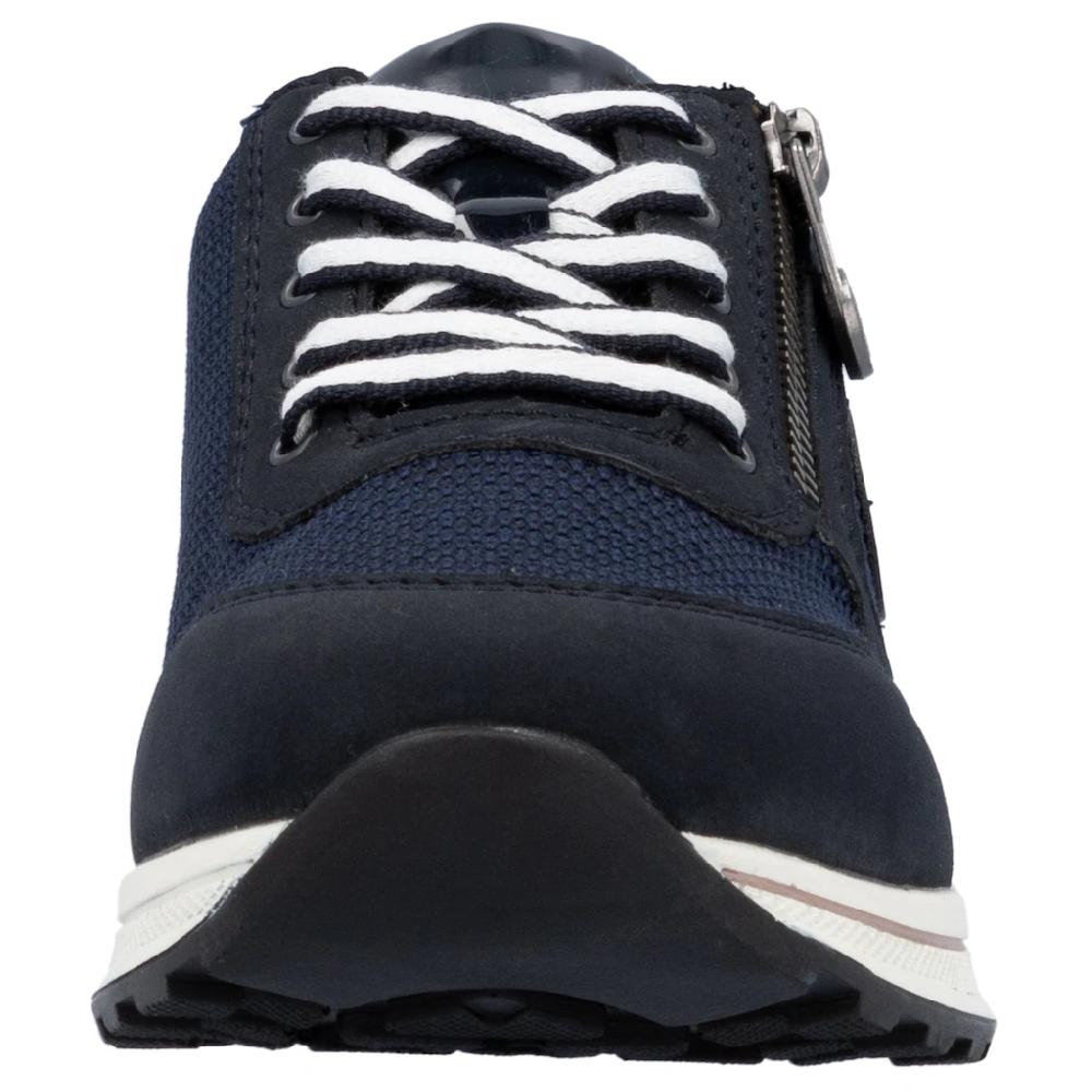 Rieker Sneaker Freizeitschuh Halbschuh Schnürschuh im Materialmix Weihnachtsangebot
