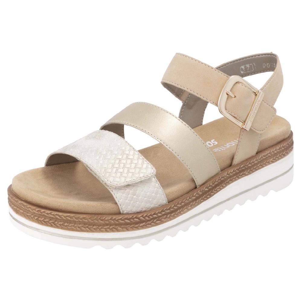 Remonte Keilsandalette Keilabsatz Sommerschuh Sandale in veganer Verarbeitung online kaufen Exklusive Angebote