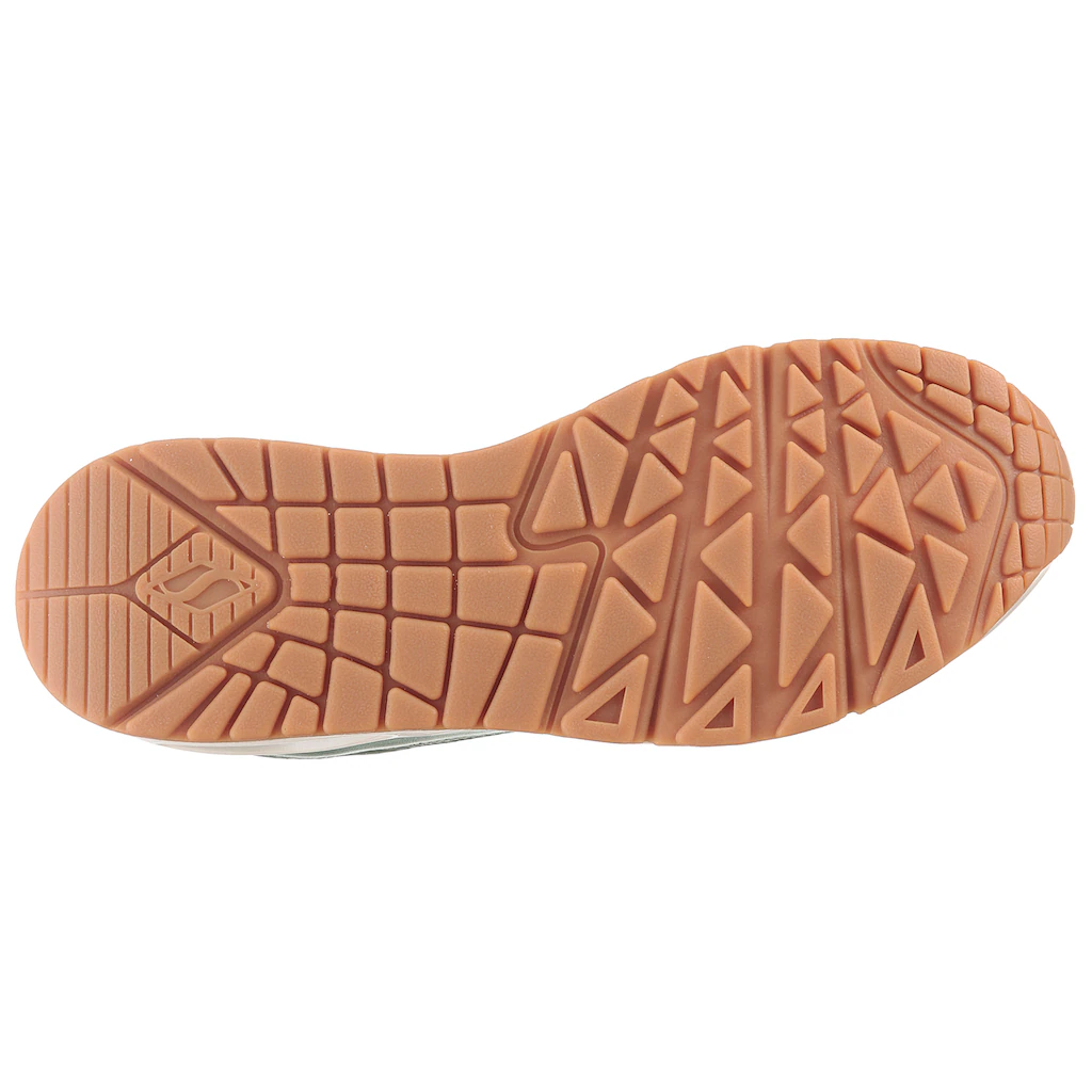 Skechers Sneaker »UNO-METALLIXS« Keilsneaker Plateausneaker Schnürschuh Halbschuh im Metallic-Look online kaufen Bestseller