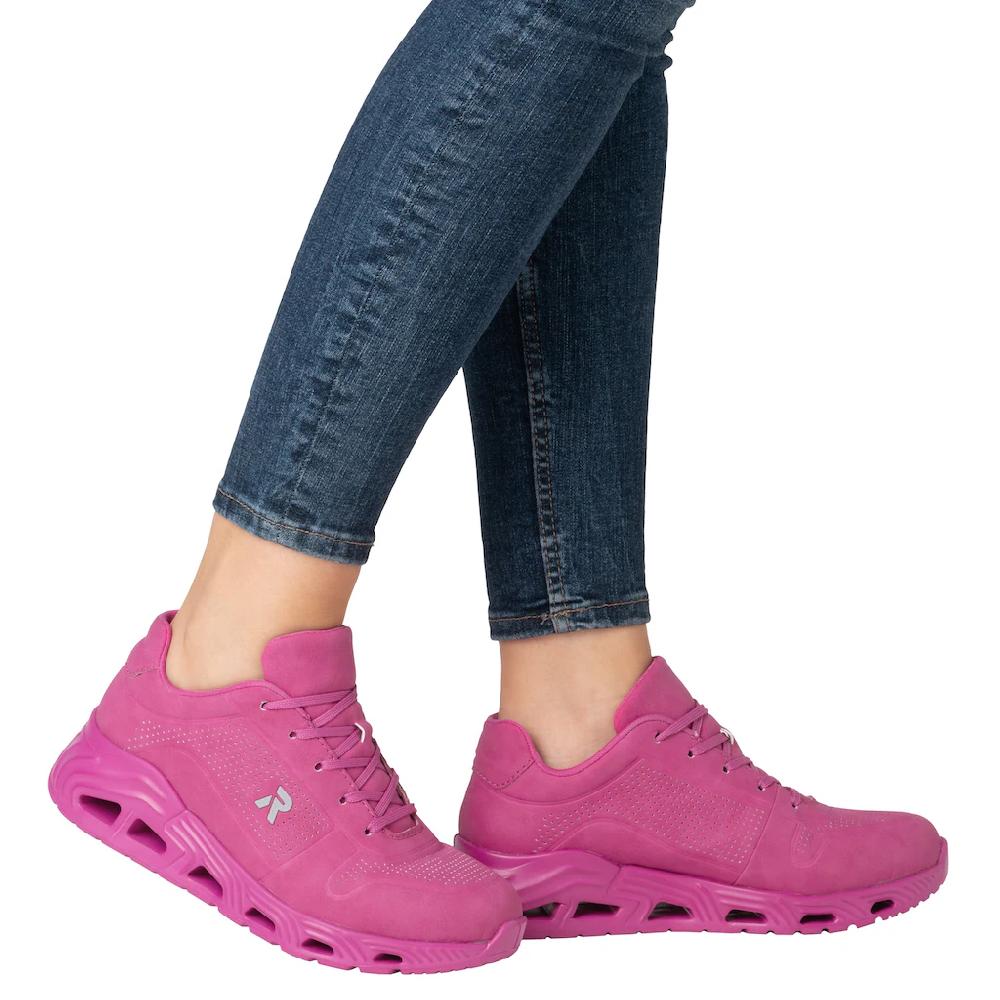 RIEKER Sport Keilsneaker »Dakota« Schnürschuh Halbschuh Freizeitschuh in veganer Verarbeitung kaufen Räumungsverkauf