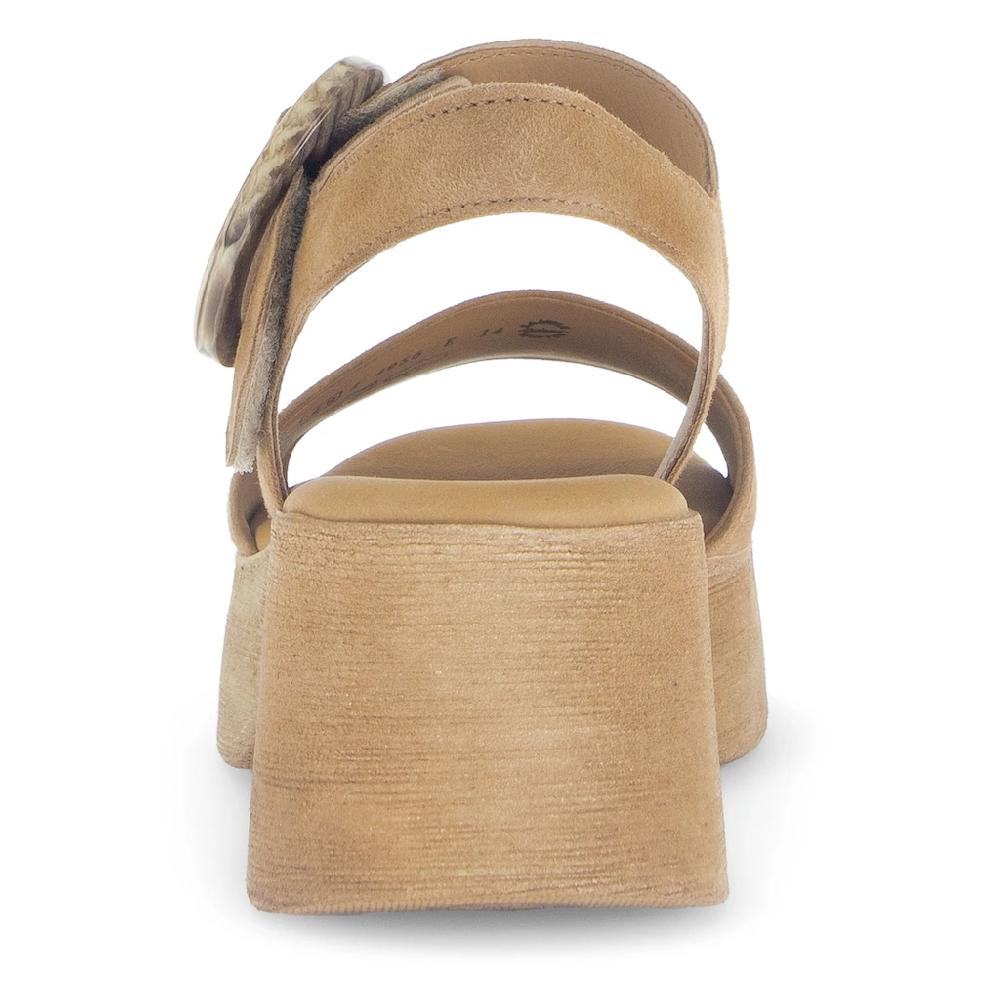 Gabor Sandalette Sommerschuh Riemchensandale mit Plateau in Holzoptik online kaufen Letzter Tag