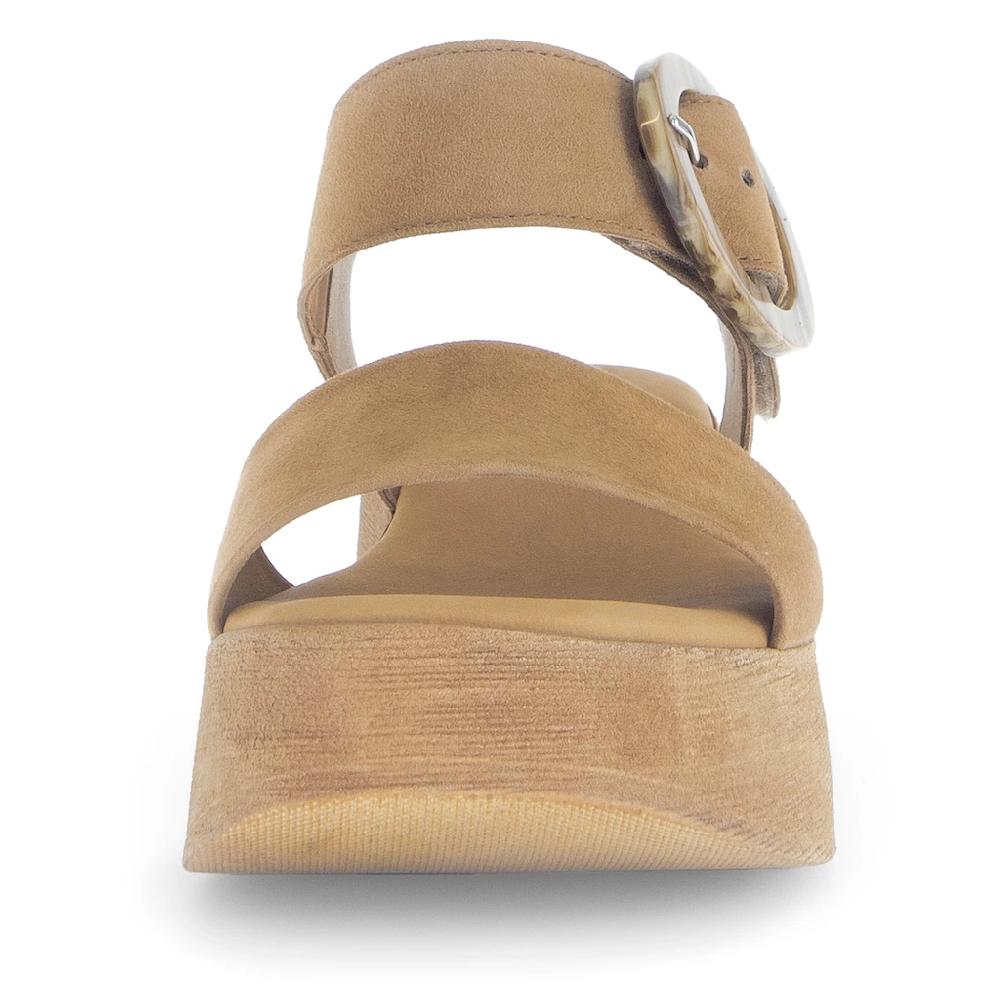 Gabor Sandalette Sommerschuh Riemchensandale mit Plateau in Holzoptik online kaufen Letzter Tag