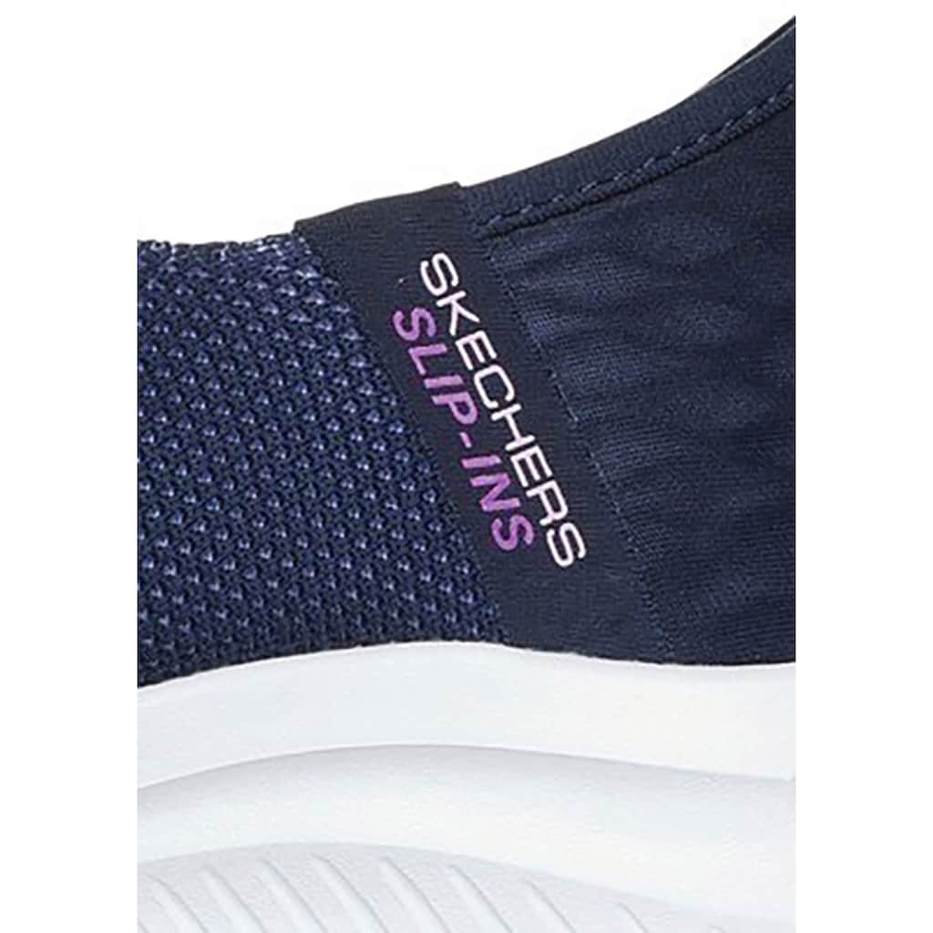 Skechers Slip-On Sneaker »ULTRA FLEX 3.0-BEAUTY BLEND« Slipper Freizeitschuh mit bequemer Air-Cooled Memory Foam Bis zu 50% Rabatt