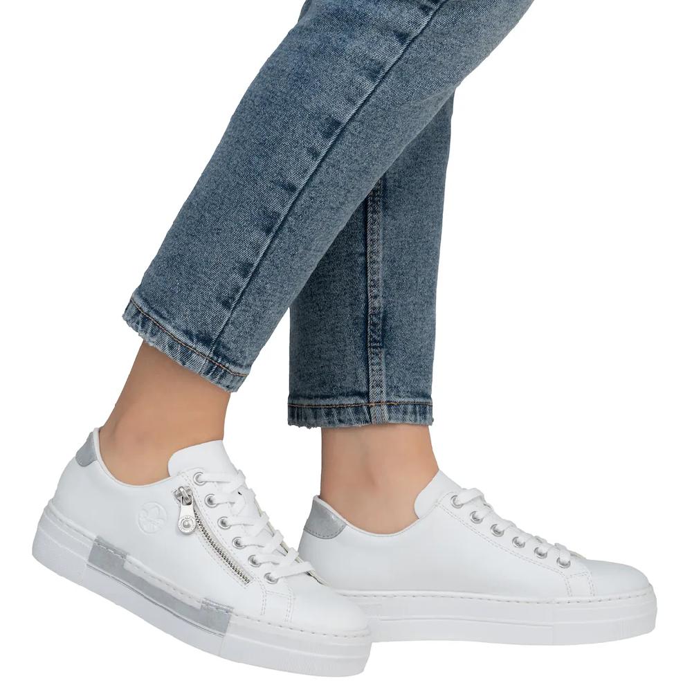 Rieker Plateausneaker mit Zierreißverschluss seitlich Freizeitschuh Halbschuh Schnürschuh online bestellen Bis zu 65% Rabatt