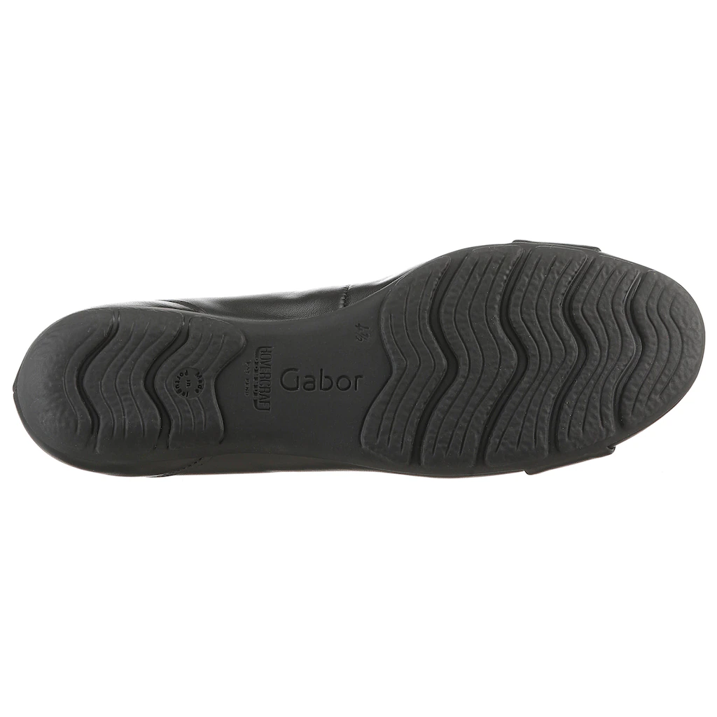 Gabor Ballerina Flache Schuhe Slipper mit Hovercraft Luftkammern-Laufsohle online bestellen Black Friday Preise