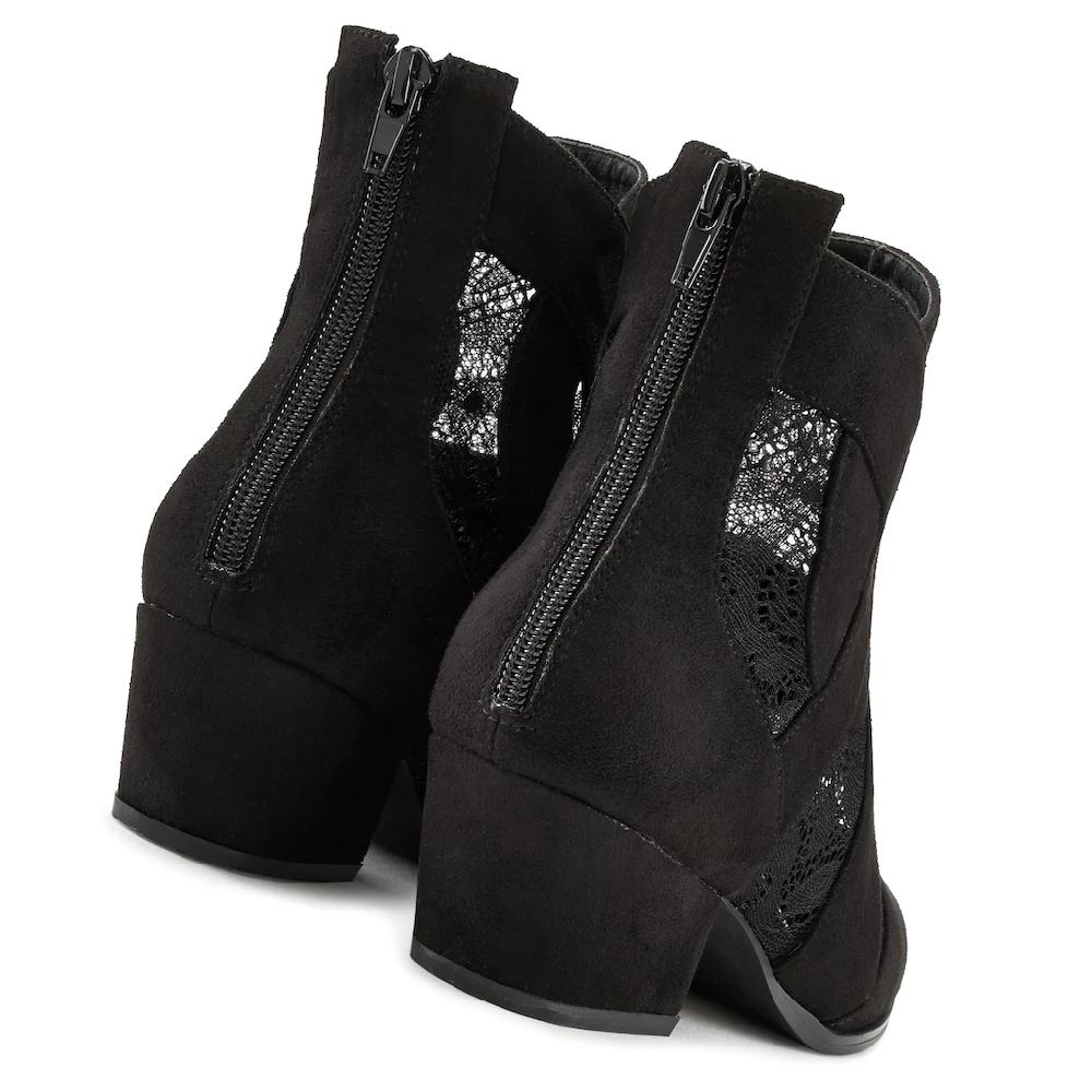 LASCANA Stiefelette mit Spitze & bequemen Blockabsatz Cowboy Boots Westernstiefel ▷ für Im Verkauf