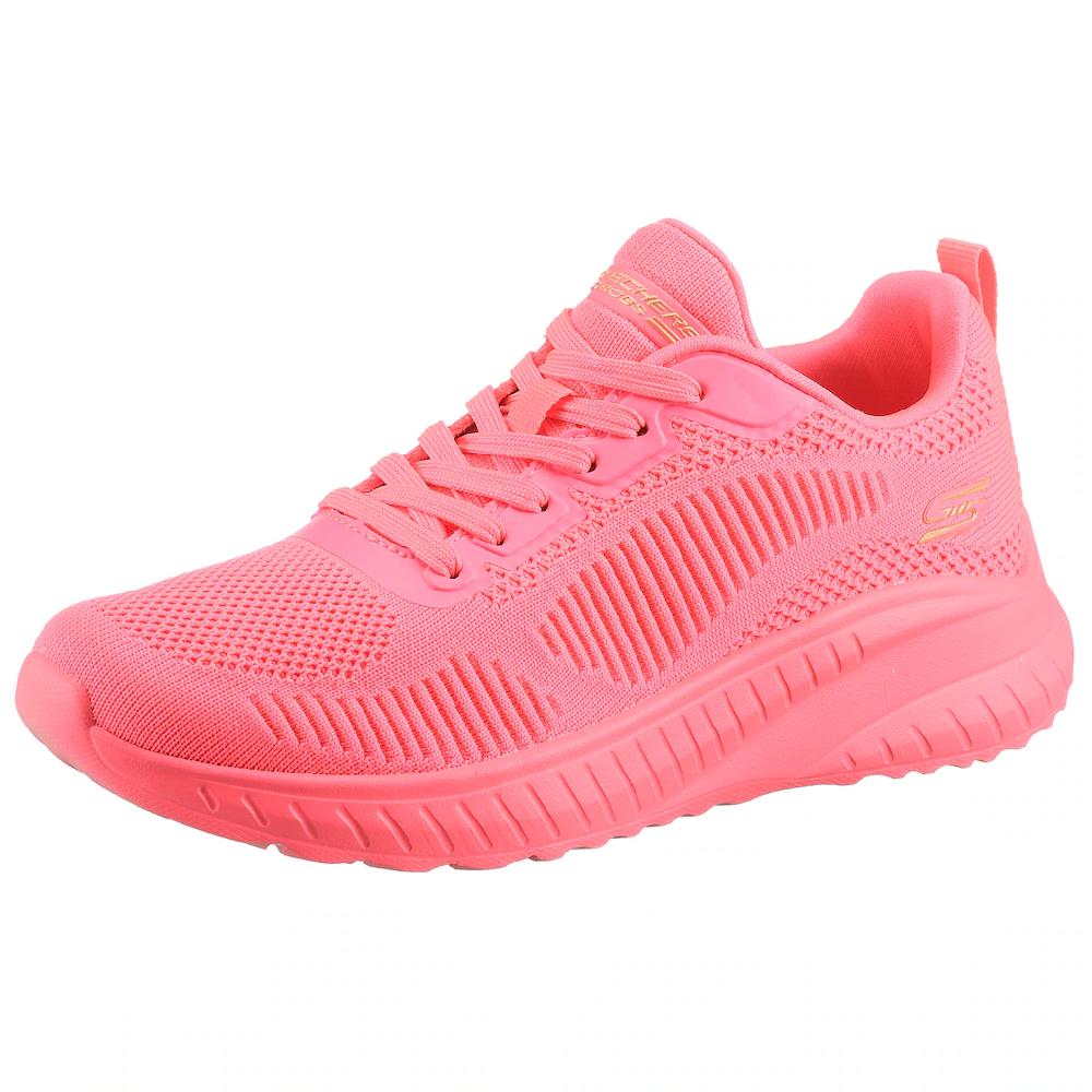 Skechers Sneaker »BOBS SQUAD CHAOS-COOL RYTHMS« Knitwear-Sneaker Schnürschuh in veganer Verarbeitung bestellen Großer Ausverkauf