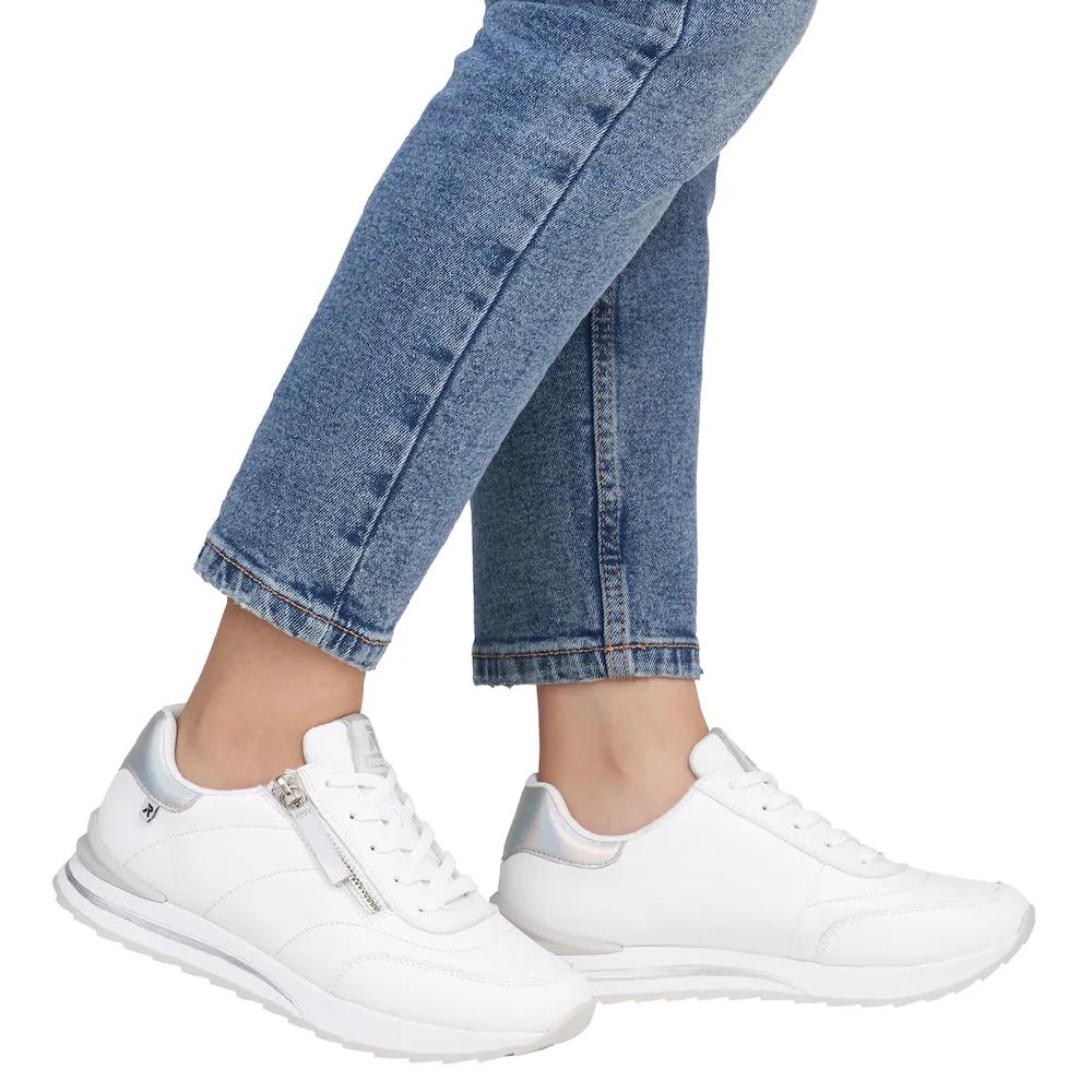 RIEKER Sport Plateausneaker Freizeitschuh Halbschuh Schürschuh in schmaler Form ▷ für Begrenztes Angebot
