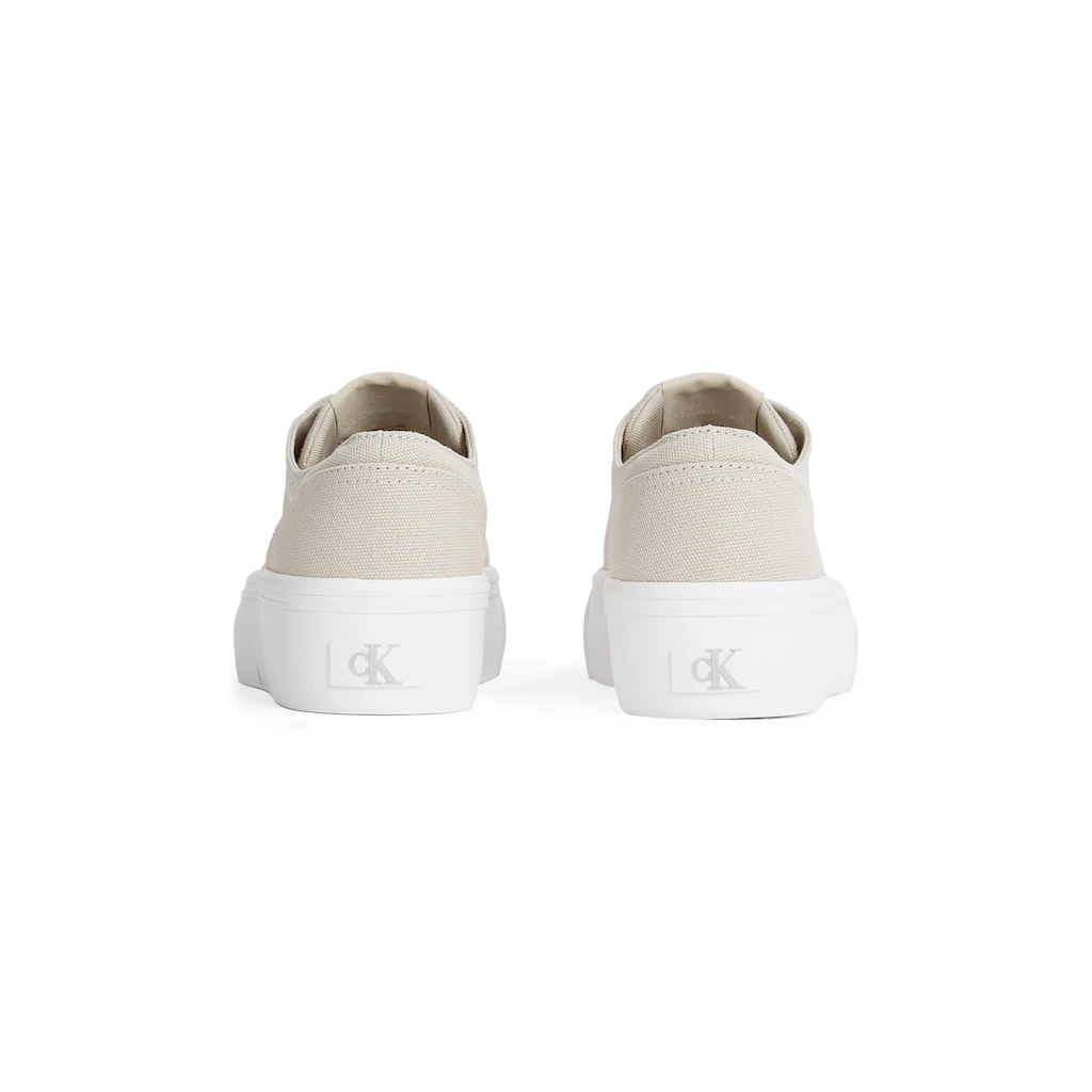 Calvin Klein Jeans Plateausneaker »VULC FLATFORM LOW CV MG« Schnürschuh Freizeitschuh Halbschuh mit seitlichem Logo bestellen Cyber Monday