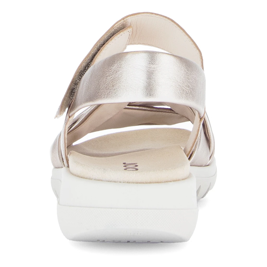 Gabor Riemchensandale Sommerschuh Keilsandalette Bequemschuh mit Klettverschluss online kaufen Top Angebot