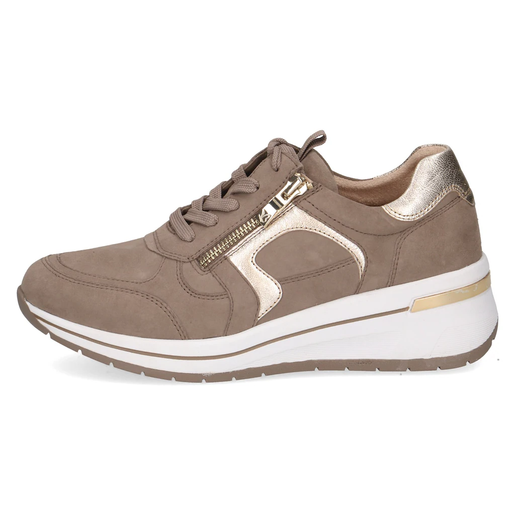 Caprice Keilsneaker Freizeitschuh Halbschuh Schnürschuh mit Kontrastbesatz Weite H online bestellen Exklusive Angebote