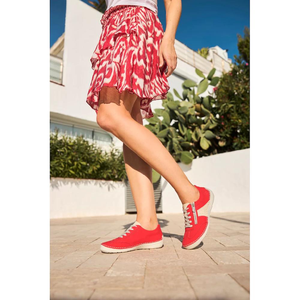 Rieker Sneaker Halbschuh Freizeitschuh Schnürschuh mit Reißverschluss online bestellen Bestseller