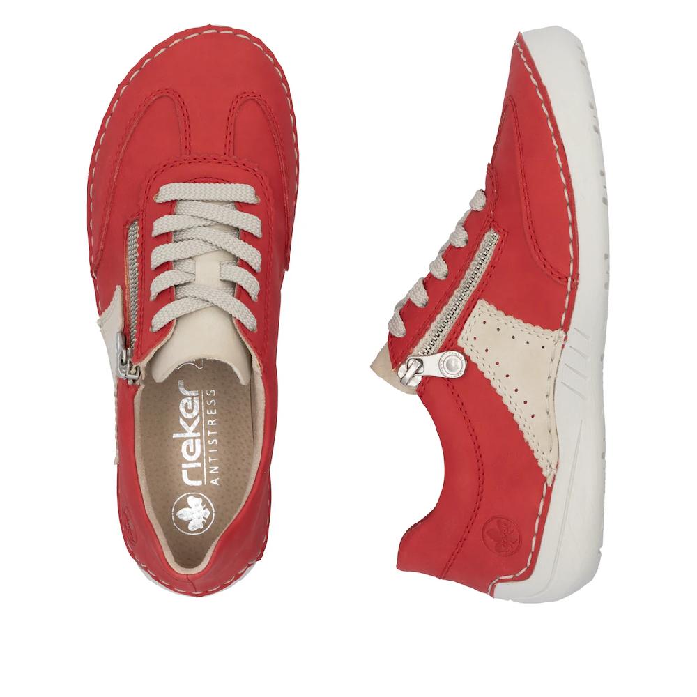 Rieker Sneaker Halbschuh Freizeitschuh Schnürschuh mit Reißverschluss online bestellen Bestseller