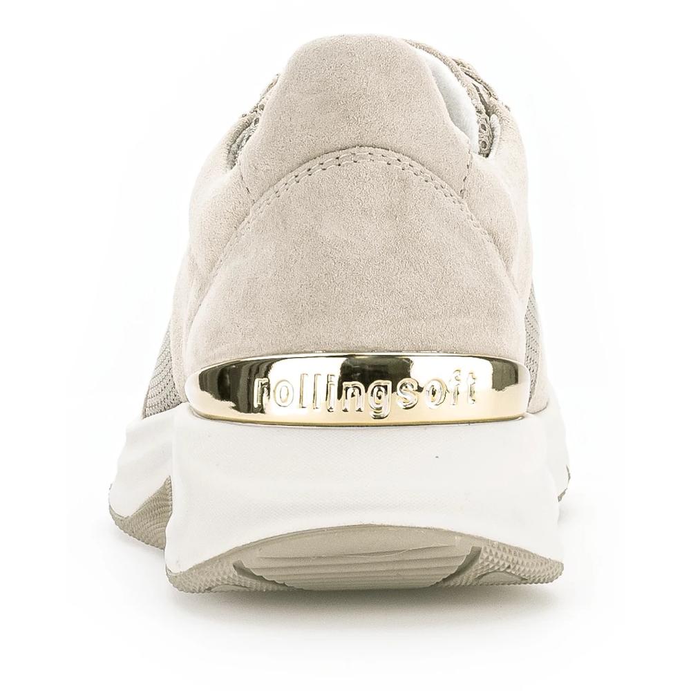 Gabor Rollingsoft Keilsneaker Freizeitschuh Halbschuh Schnürschuh Logoschriftzug an der Ferse kaufen Kostenlose Rückgabe