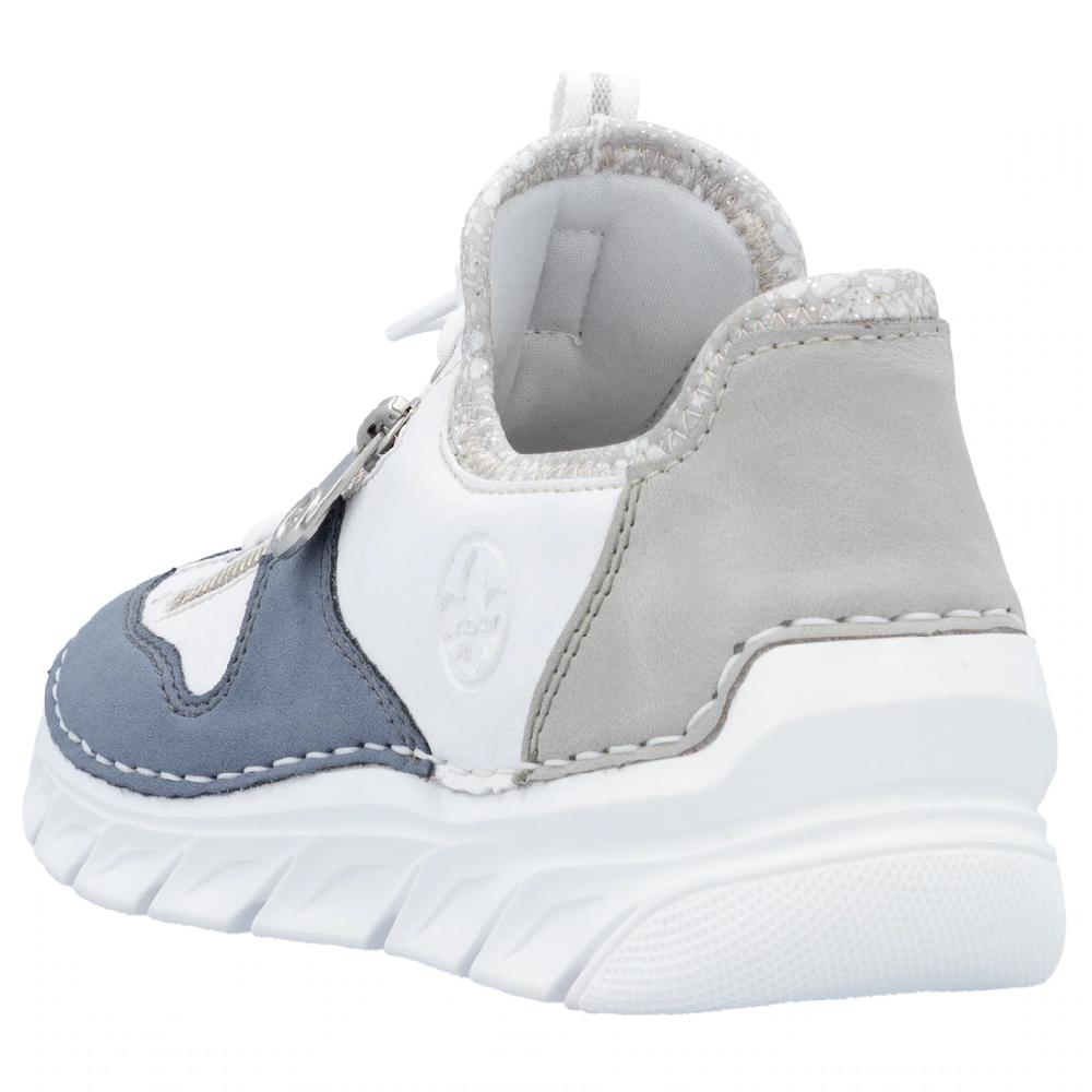 Rieker Slip-On Sneaker Slipper Freizeitschuh mit kontrastfarbenen Besätzen online kaufen Letzte 3 Tage