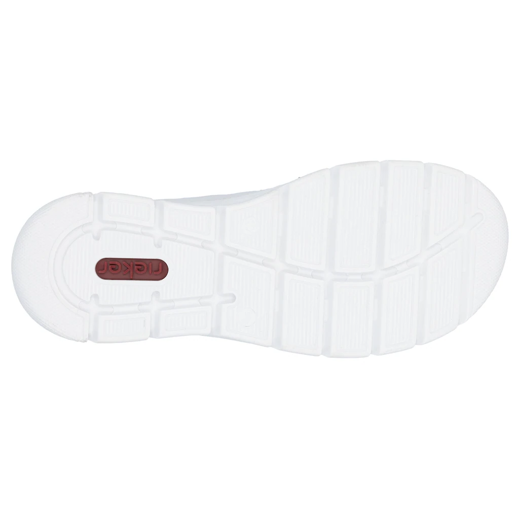 Rieker Slip-On Sneaker Slipper Freizeitschuh mit kontrastfarbenen Besätzen online kaufen Letzte 3 Tage