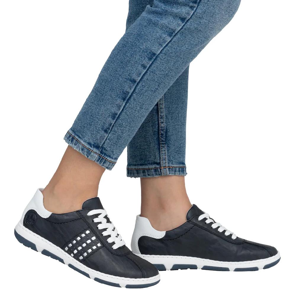 Rieker Sneaker Halbschuh Freizeitschuh Schnürschuh mit gepolstertem Schaftrand kaufen Bis zu 55% Rabatt