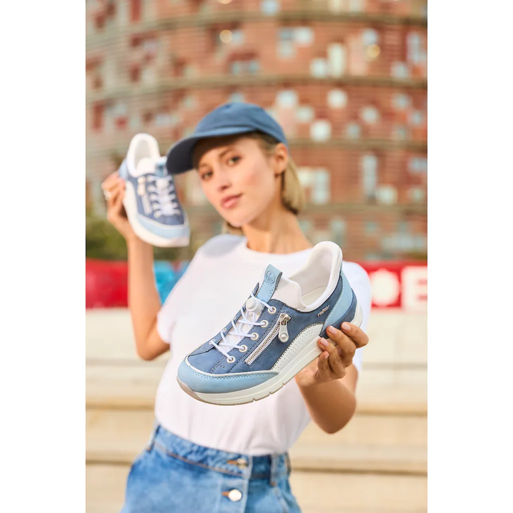 Rieker Slip-On Sneaker Schlupfschuh Halbschuh Freizeitschuh mit weichem Schaftrand kaufen Kostenloser Versand international