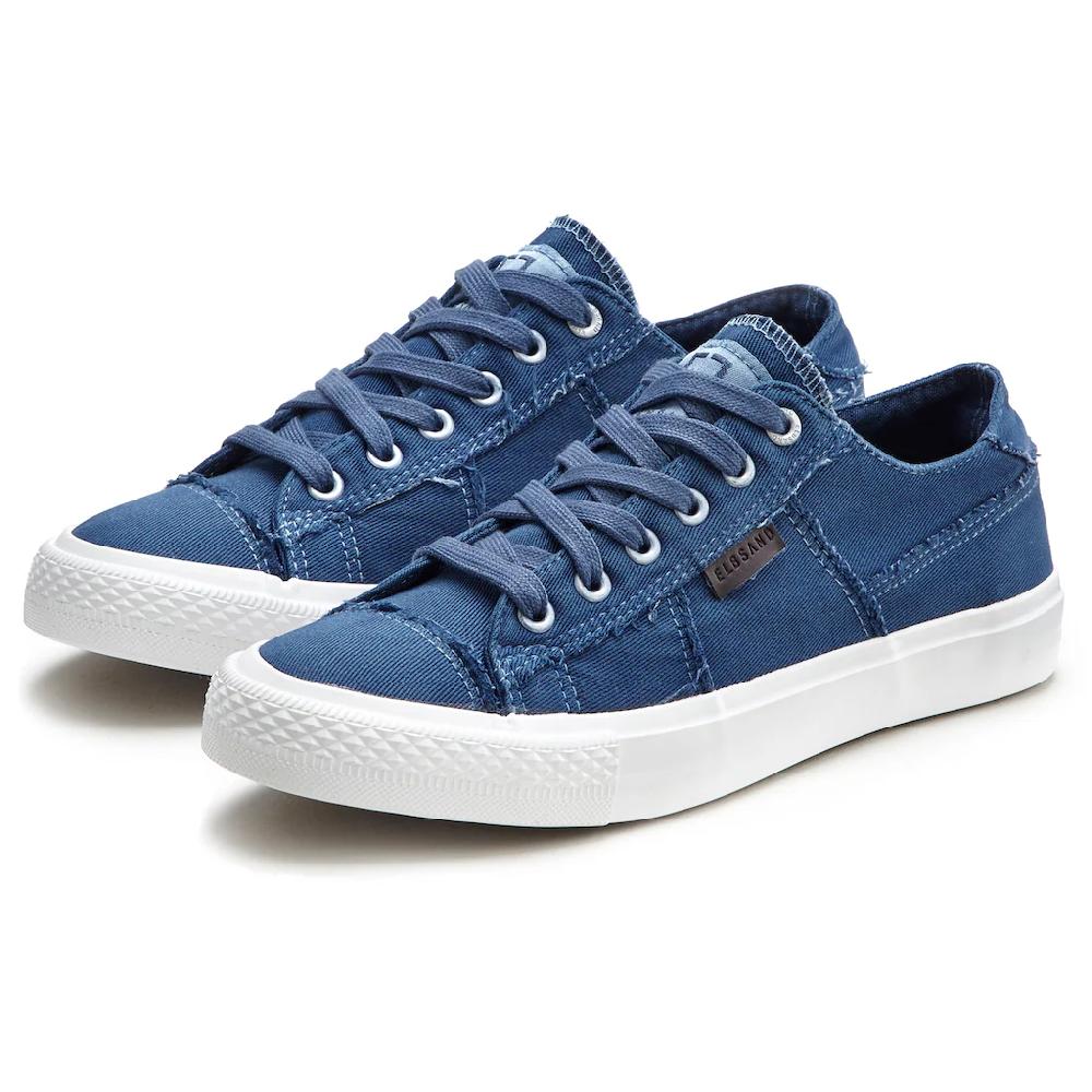 Elbsand Sneaker Schnürhalbschuh Freizeitschuh aus Textil Used-Look VEGAN ▷ für Rabatte dieses Monats