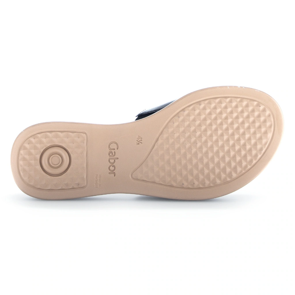 Gabor Pantolette »RHODOS« Sommerschuh Komfortschuh kleiner Stretcheinsatz Weite G (=weit) 2025