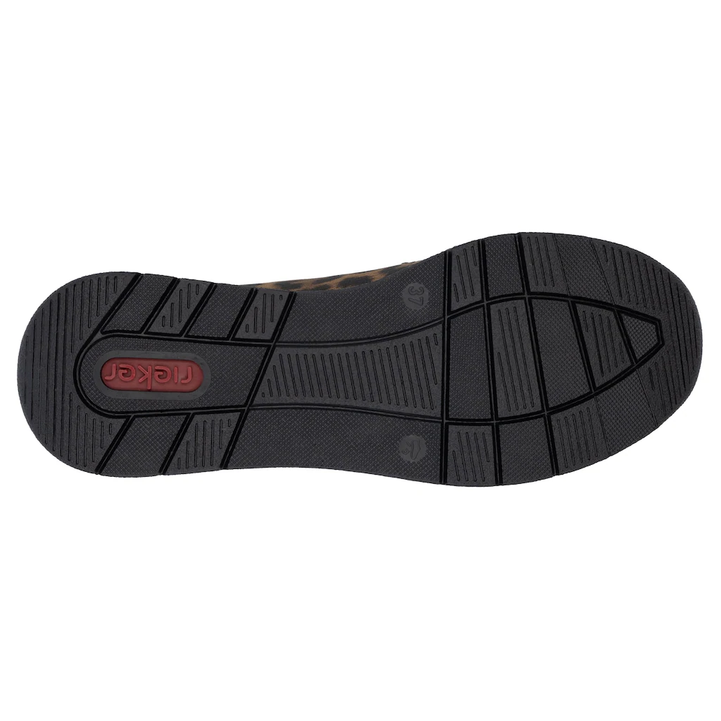 Rieker Loafer Slipper Slip-on Sneaker Halbschuh mit modischer Zierkette bestellen Outlet