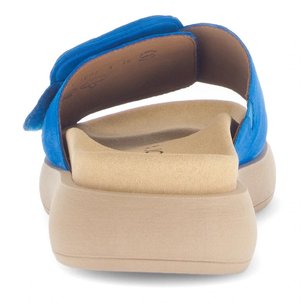 Gabor Pantolette Plateau Sommerschuh Schlappen mit großer Zierschnalle kaufen Hotsell