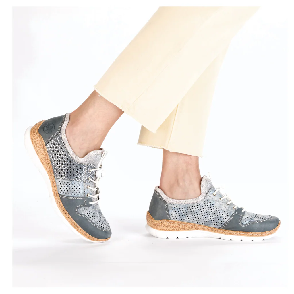 Rieker Slip-On Sneaker Slipper Schlupfschuh mit MemoSoft-Ausstattung ▷ für Fabrik Onlineshop