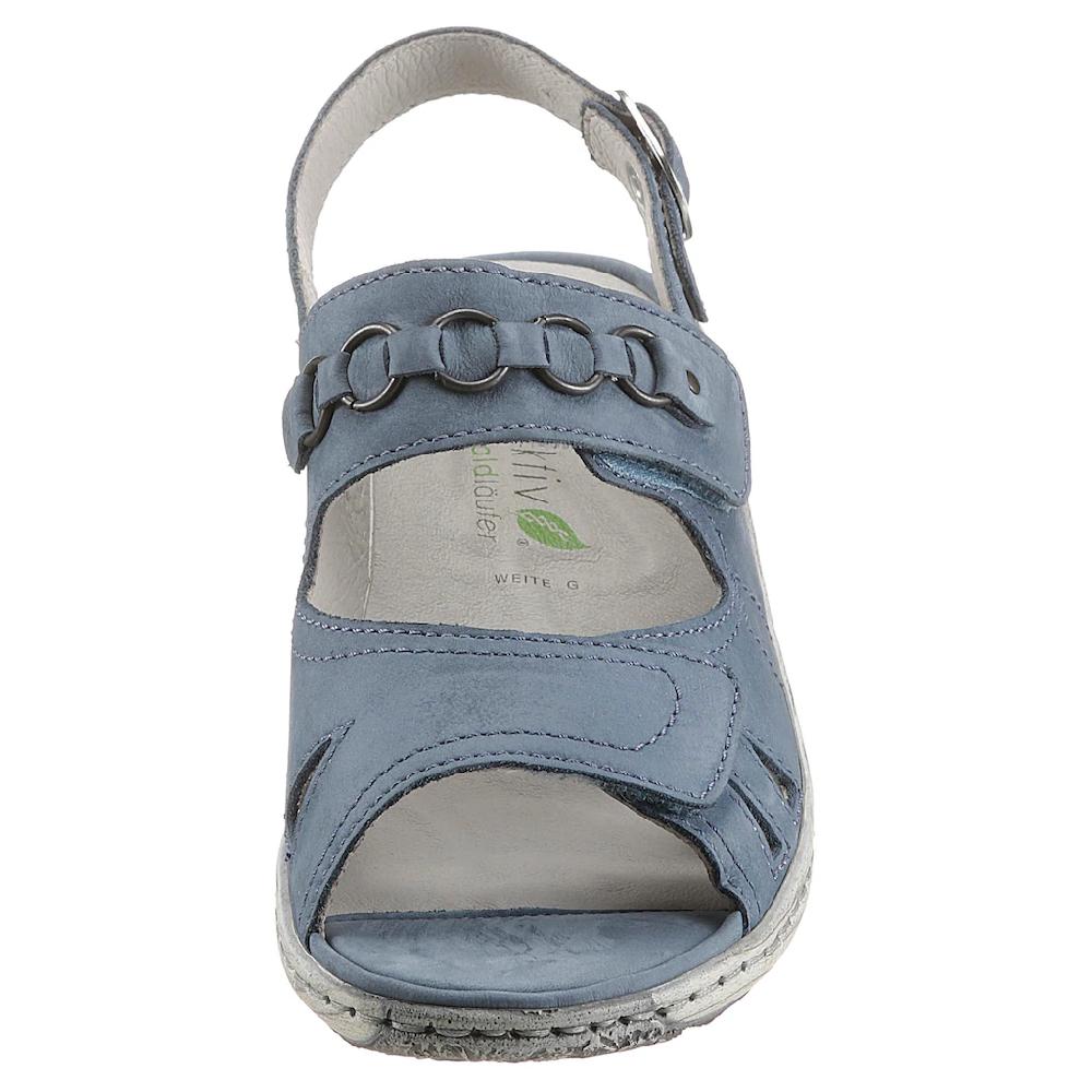 Waldläufer Riemchensandale »GARDA« Sommerschuh Sandalette Keilabsatz mit Druckknopf G-Weite online kaufen Flash Sale