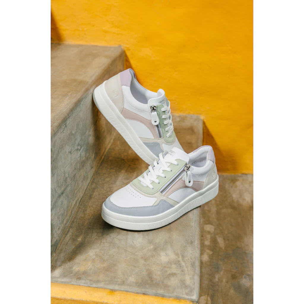 Remonte Plateausneaker Freizeitschuh Halbschuh Schnürschuh in schmaler Form bestellen Lagerräumung