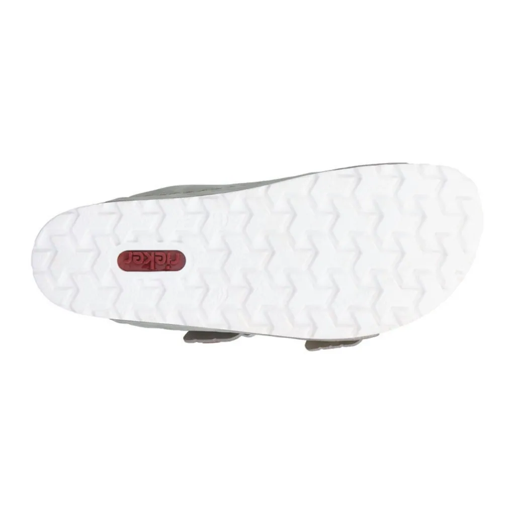 Rieker Pantolette Sommerschuh Schlappen mit verstellbaren Schnallen Sonderangebote