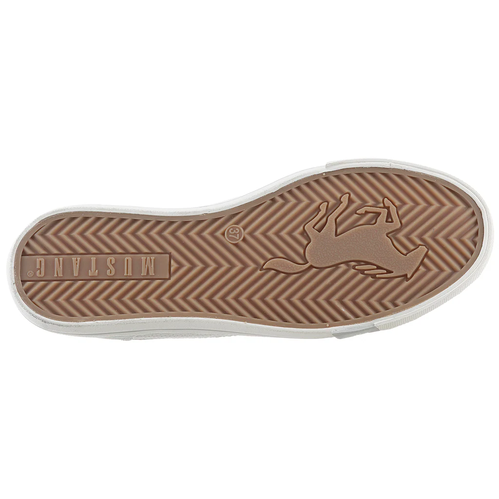 Mustang Shoes Sneaker mit Synthetikfersenfleck online kaufen Tiefpreis
